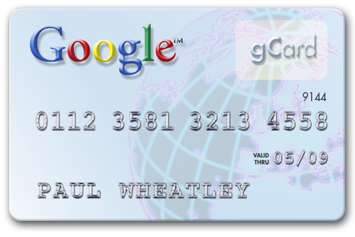 My Google Credit Card