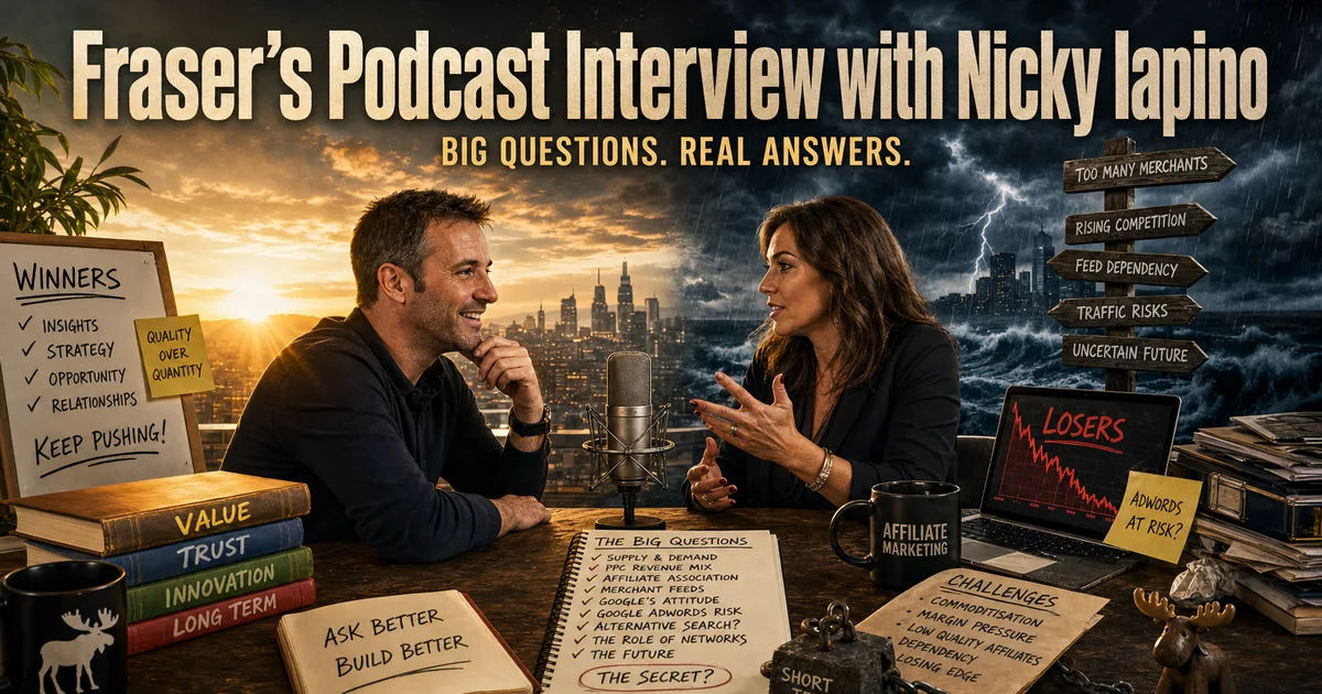 Illustration for the post: Fraser’s Podcast Interview with Nicky Iapino