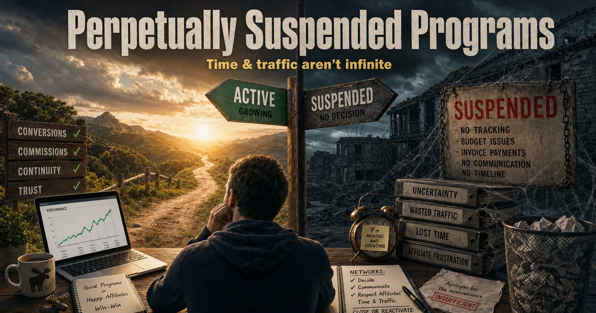 Illustration for the post: Perpetually Suspended Programs
