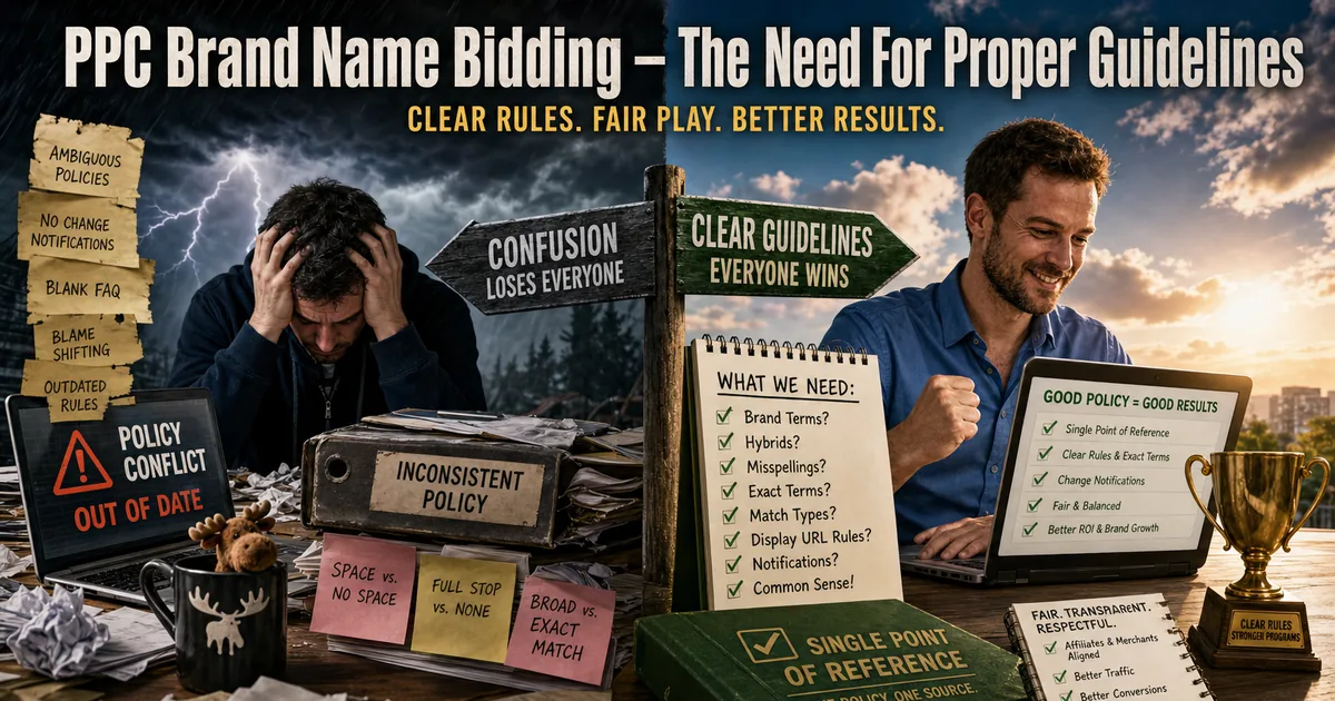 Illustration for the post: PPC Brand Name Bidding – The Need For Proper Guidelines