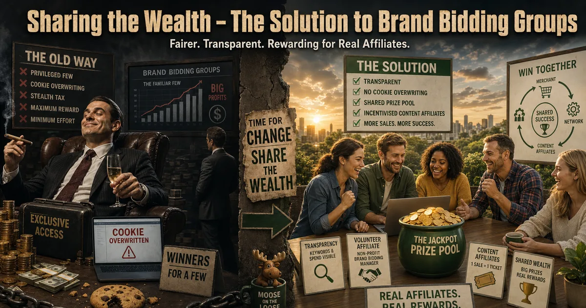 Illustration for the post: Sharing the Wealth – The Solution to Brand Bidding Groups