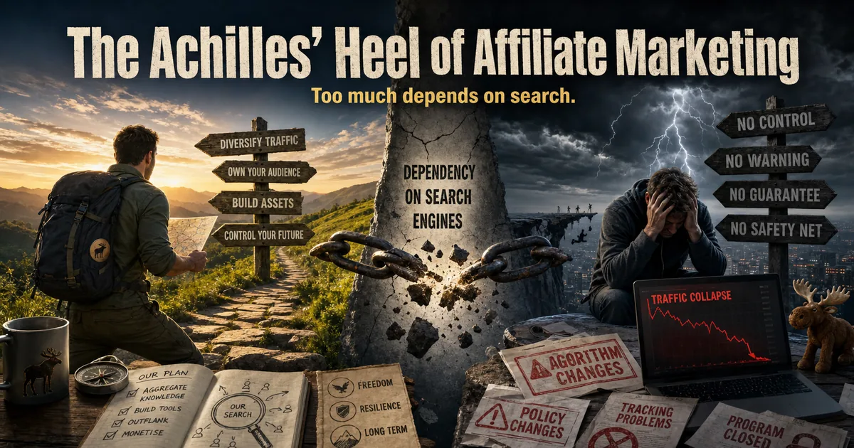 Illustration for the post: The Achilles’ Heel of Affiliate Marketing