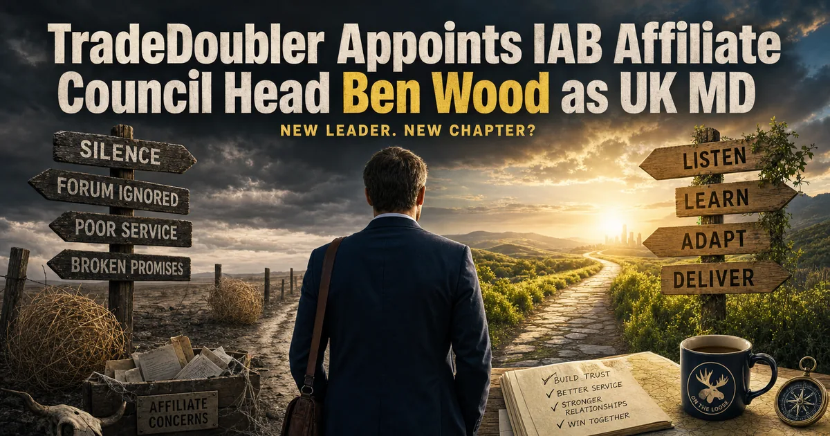 Illustration for the post: TradeDoubler Appoints IAB Affiliate Council Head Ben Wood as UK MD