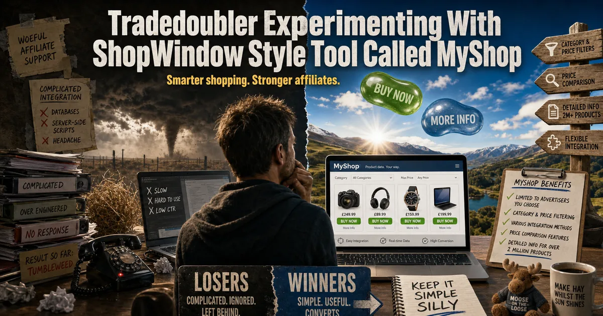 Illustration for the post: Tradedoubler Experimenting With ShopWindow Style Tool Called MyShop